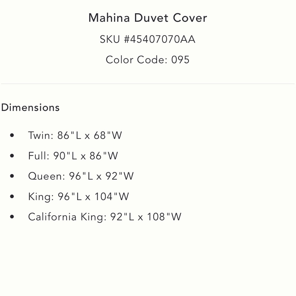 Anthropologie Mahina King Teal and Orange Duvet Cover - Picture 6 of 6